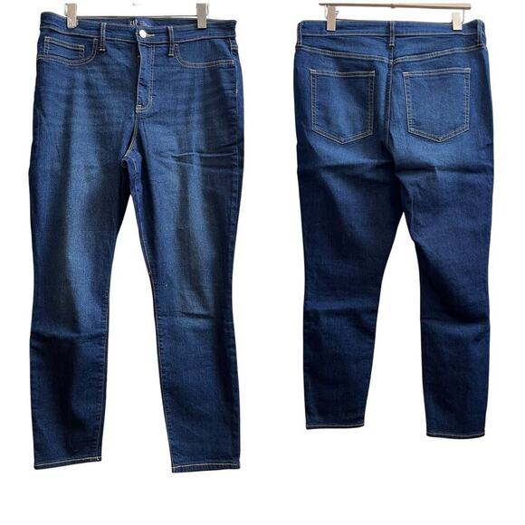 Gap Denim High Rise Favorite Jeggings Size 14/32 Style 764828 Lightweight - Picture 2 of 12